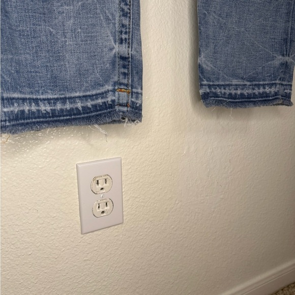 TRUE RELIGION Billy 36 Mid Rise Straight Jeans Light Wash Flap Pockets Men - Picture 5 of 12